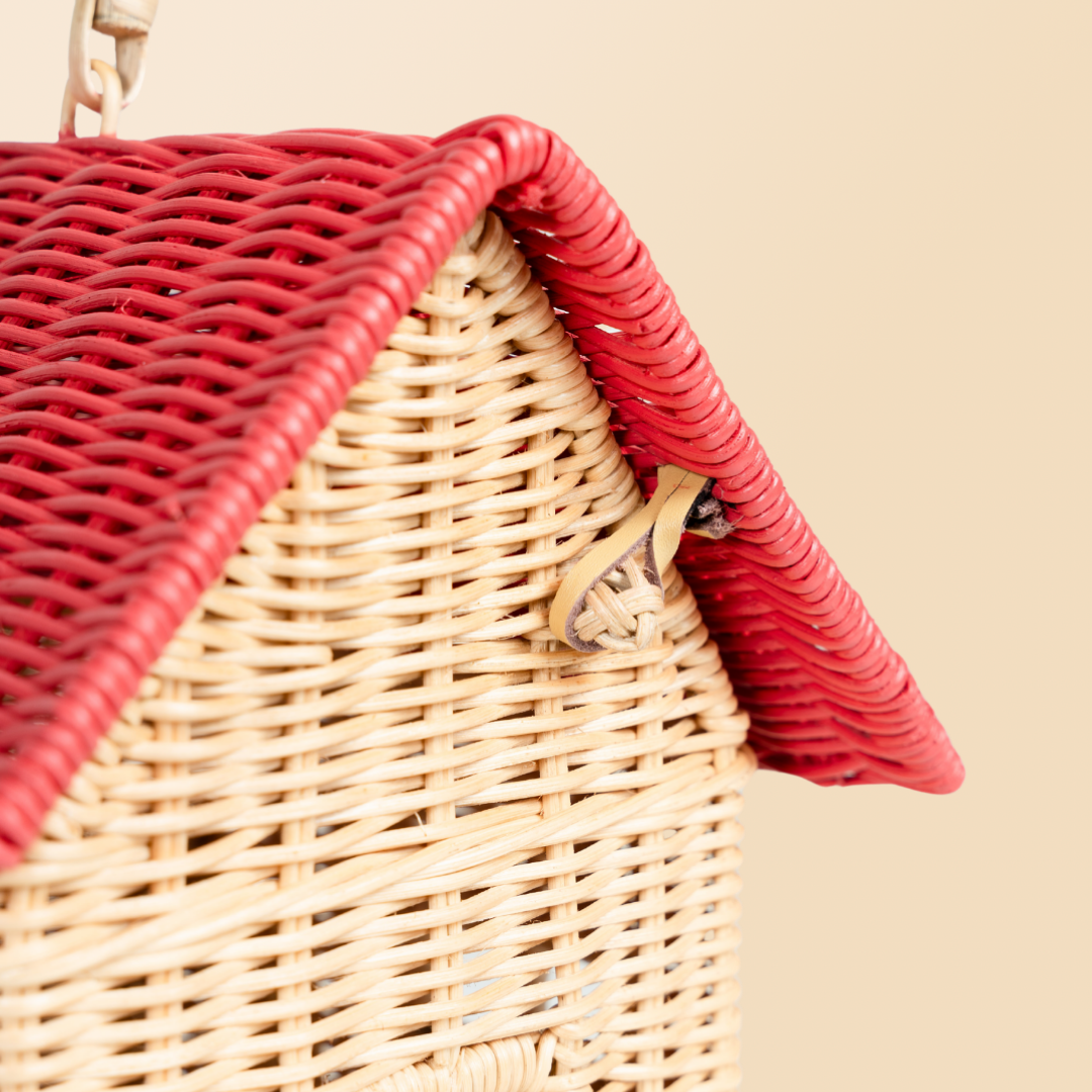 MOMIJI - Wholesale Backpack - Kids - Handcrafted - Lydia House Bag - Rattan Wicker12