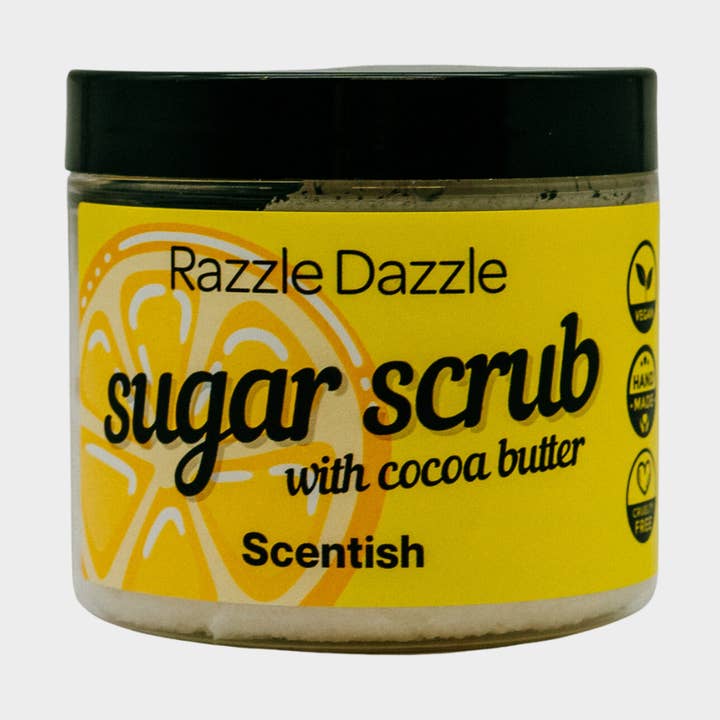 Razzle Dazzle Sugar Scrub for wholesale by Scentish
