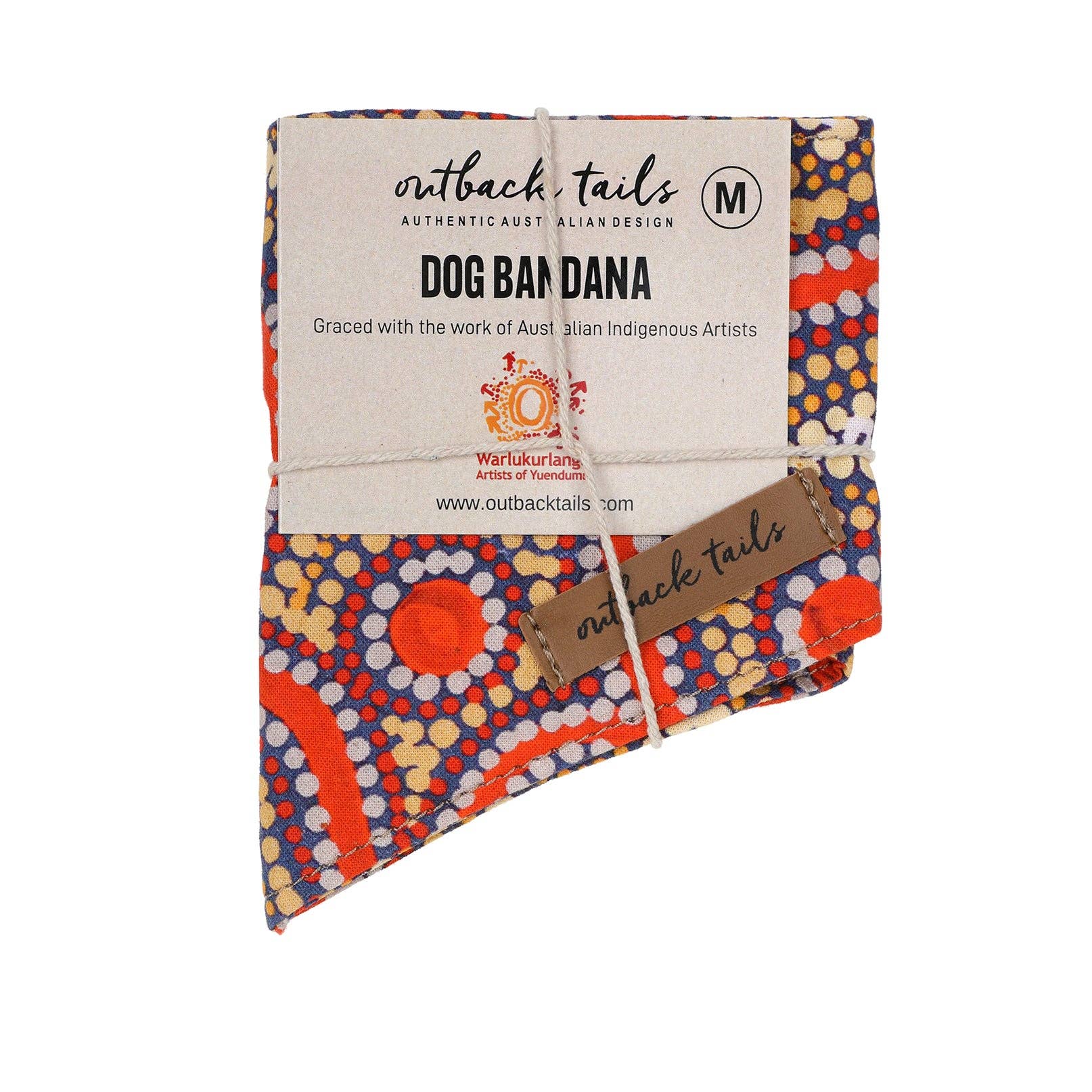 Outback Tails – Engroshandel Bandana - Hund – Hundebandana - Snake Dreaming5