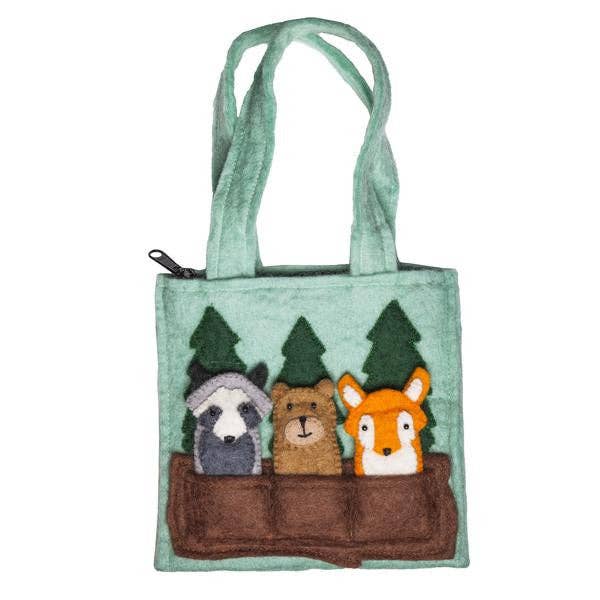 Global Goods Partners - Wholesale Finger Puppet - Kids & Baby - Woodland Friends Kids Puppet Bag1