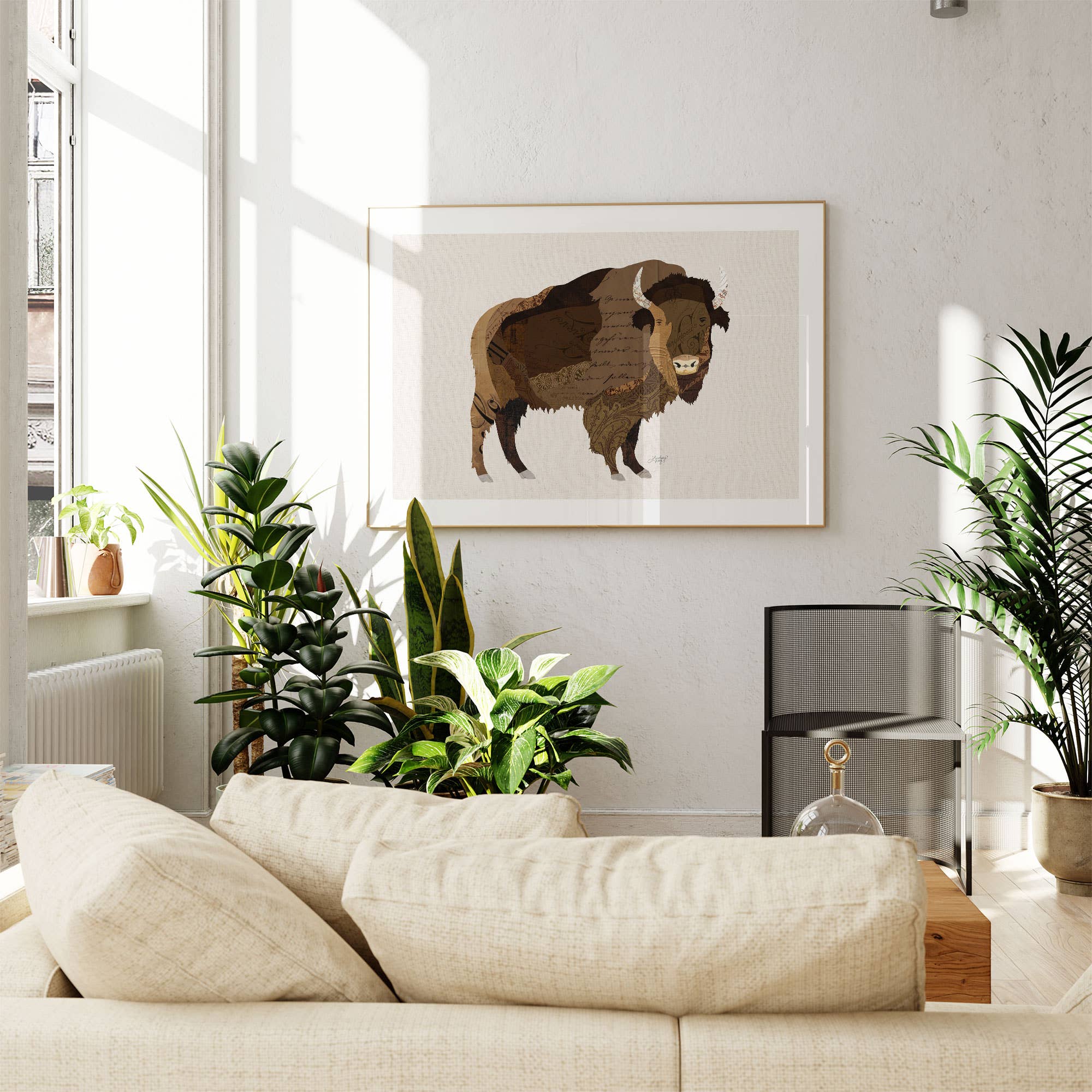 Lindsey Kay Collective - Wholesale Art Print - Buffalo Collage Illustration - Art Print3
