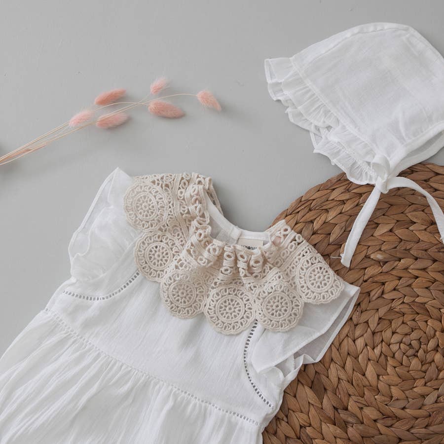 peekaboo – Conjunto de roupa - Bebé por atacado – Suplemento de colar de crochê para bebês e crianças pequenas6