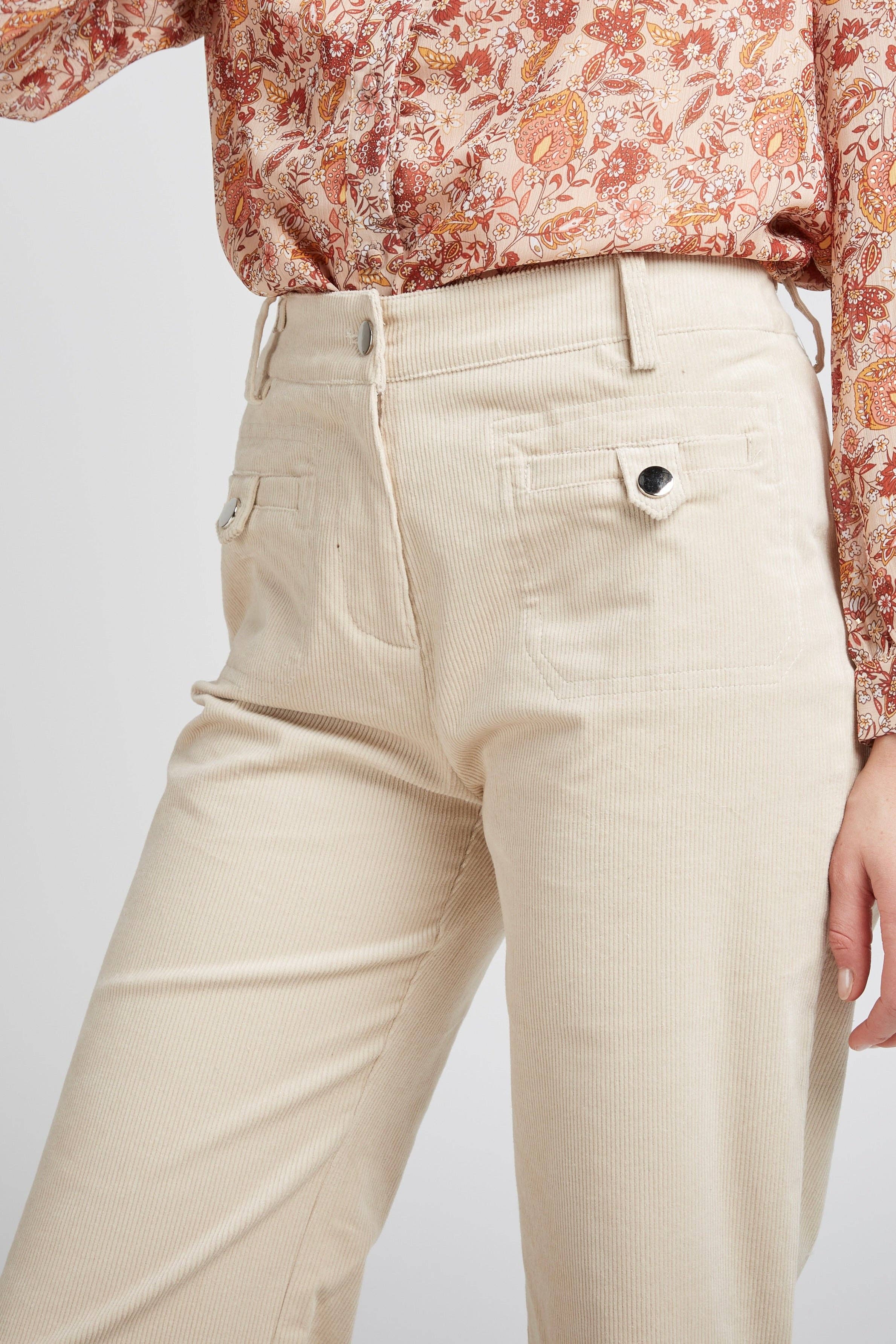 Andy & Lucy – Großhandel Hose – Damen – BRANDON - Samthose5