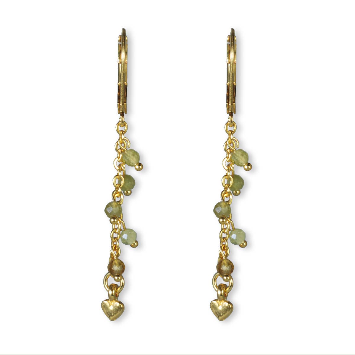 Jazu Jewellery - Wholesale Dangle Earrings - Nona earrings with semi-precious stones0