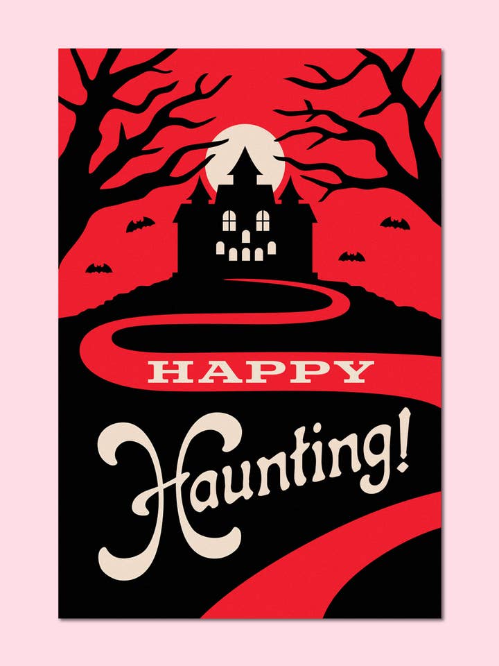 Happy Haunting postkaart voor wholesale door Hellcats USA