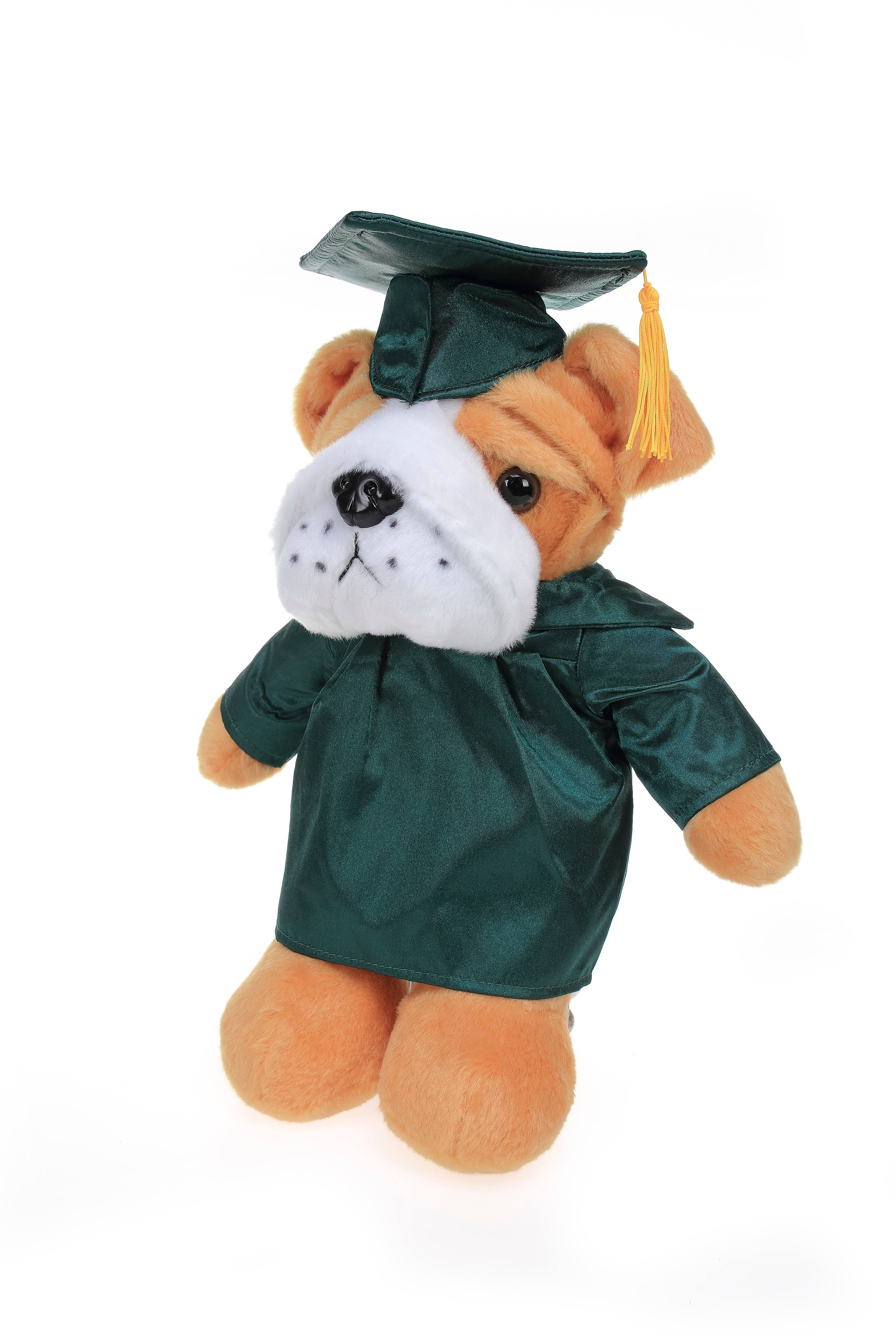 Plushland – Großhandel Kuschel-/Plüschtier – Kind & Baby – Abschluss-Tiere — Bulldog 11" mit individuellem Aufdruck5