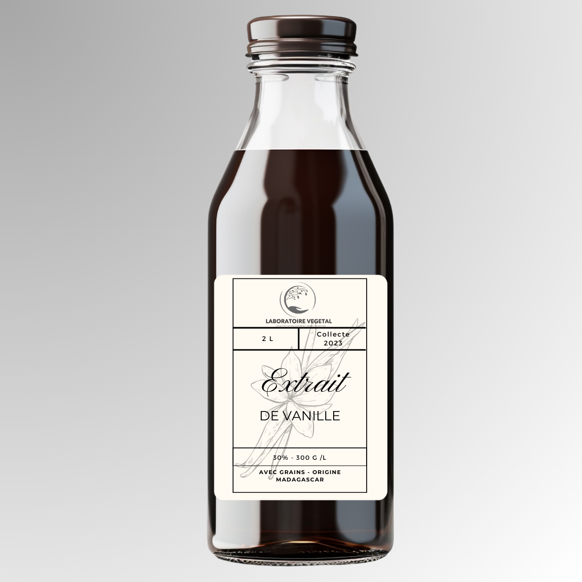 LABORATOIRE VEGETAL - Vendita all'ingrosso Estratti di frutta/alla vaniglia - Estratto di vaniglia del Madagascar professionale 30%6