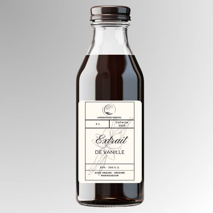LABORATOIRE VEGETAL - Wholesale Vanilla/Fruit Extract - Madagascar Vanilla Extract for Professional 30%6