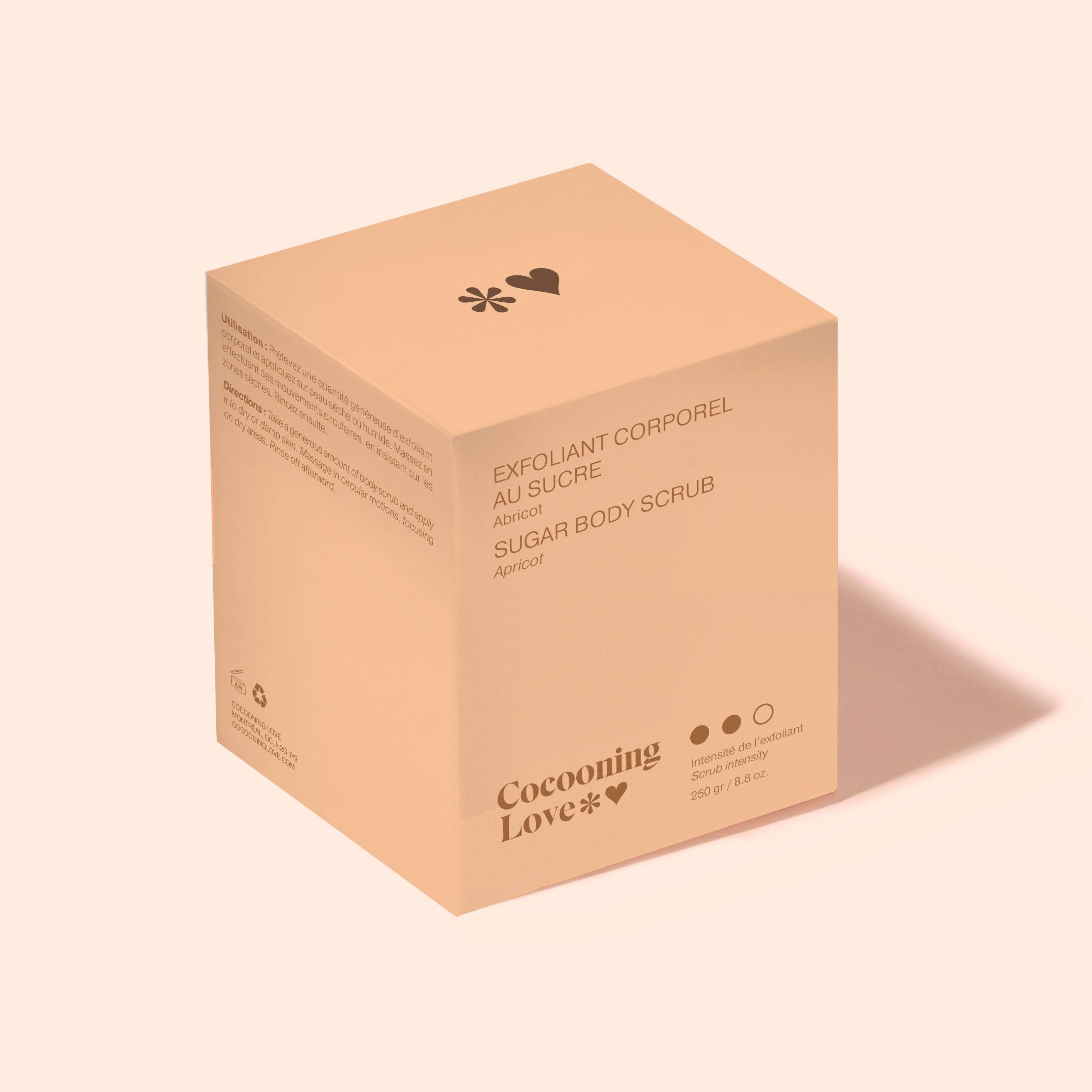 Cocooning Love - Wholesale Body Scrub/Exfoliant - Sugar Body Scrub - Apricot