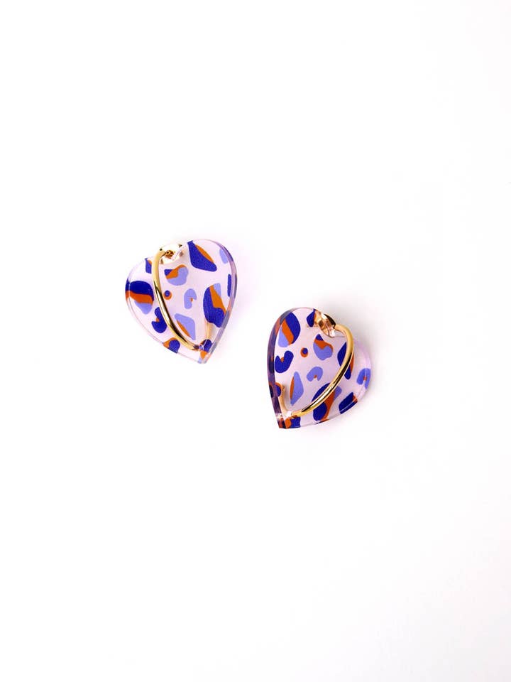 Earrings The Flowered Heart for wholesale by HELMUT PARIS