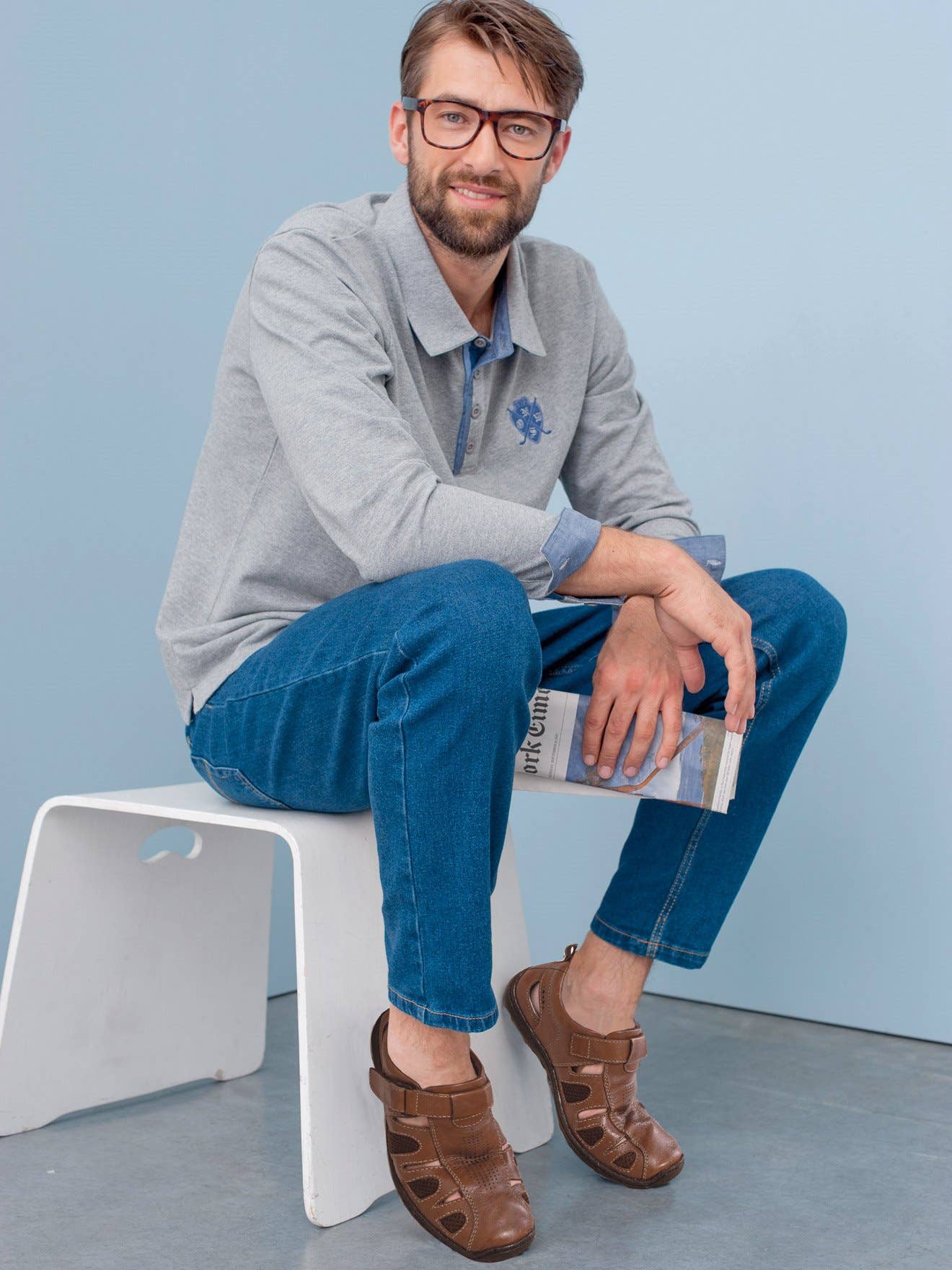 Brown Derbies with removable air-cushioned sole (1005433_0023) for wholesale on Faire2