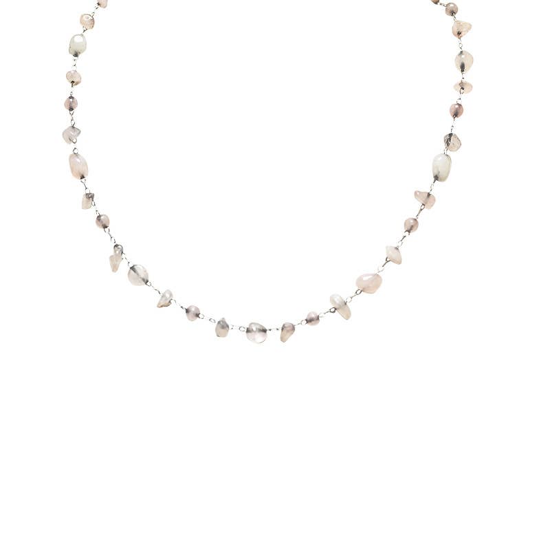 AMORINO SRL – wholesale Pärlband/Pärlhalsband – HALSBAND MED FÄRGADE STENAR - YK22464D8153