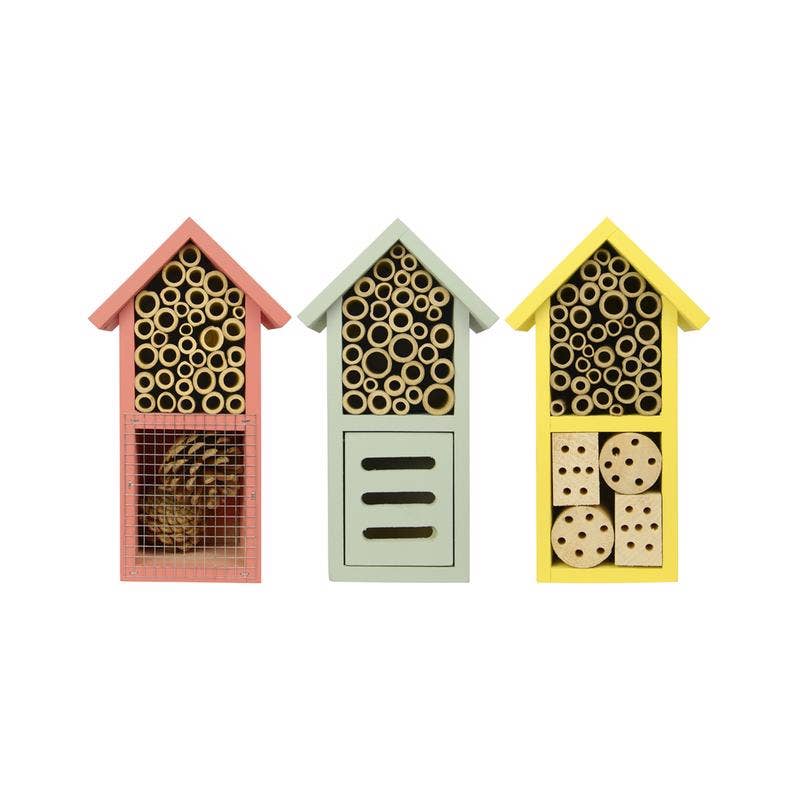 Everyday Supply Co - Wholesale Bird House - Nature's Way Better Gardens Wood Insect House 9"x3.5"x5"