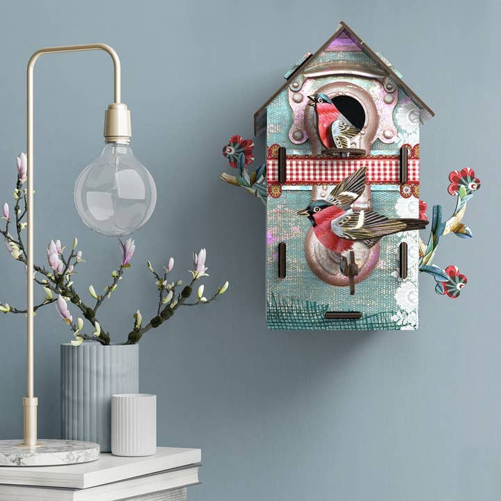 Miho Unexpected Things - Wholesale Wall Accent - Miho - Decorative Birdhouse (medium) - Playmates1