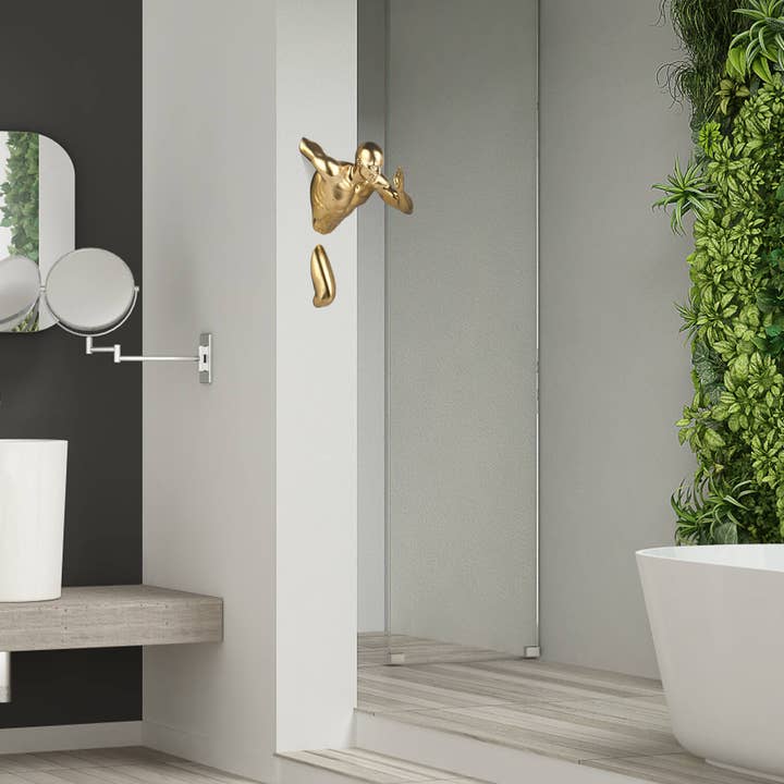 ADM Home Decoration – wholesale Skulptur – 'Man Runner' harts Skulptur3