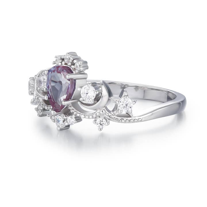 Azura Jewelry - Wholesale Multi-Stone Ring - Moonlit Alexandrite Ring©2