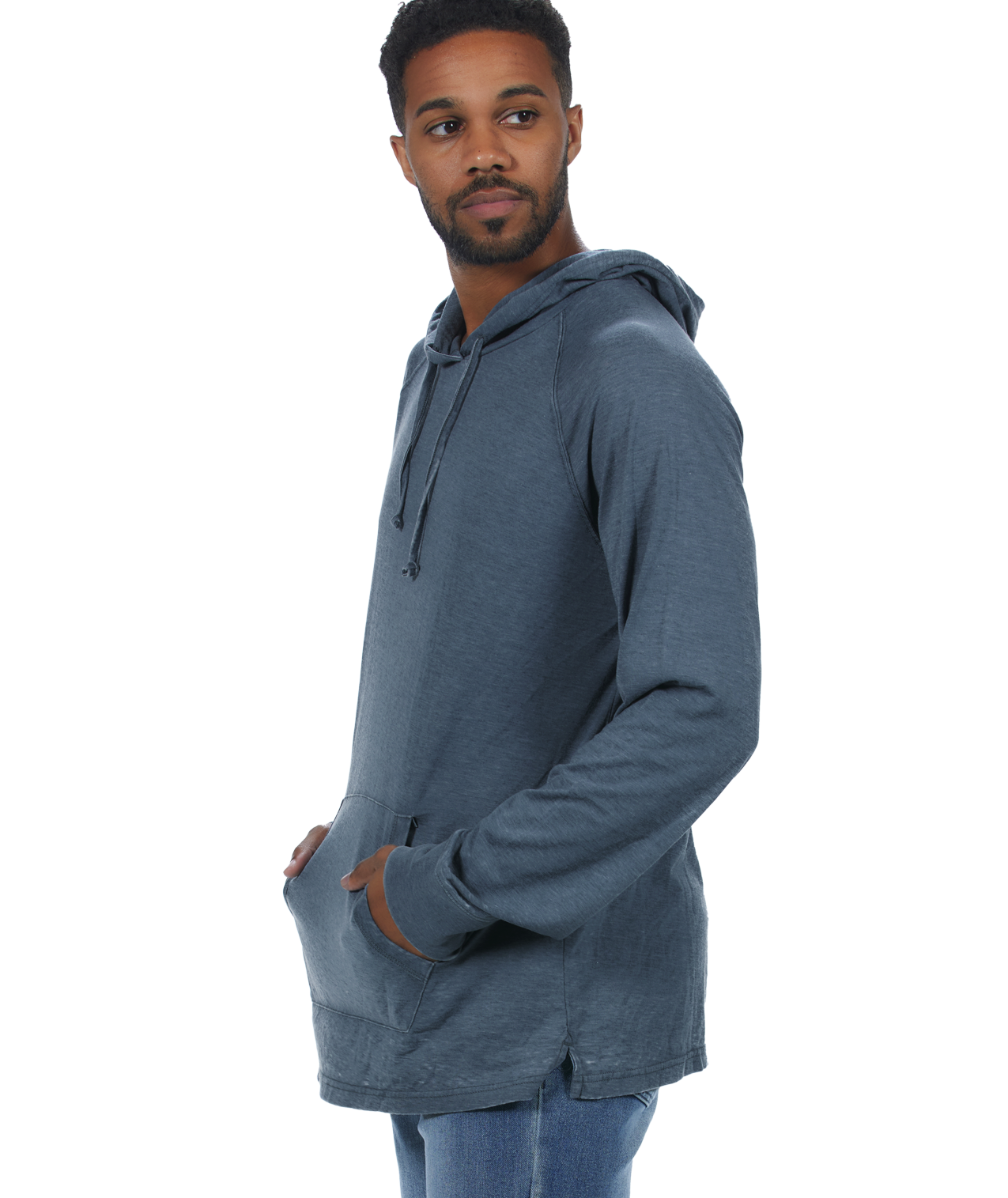 U.S. Apparel - Vente Sweat à capuche – femme - Chandail à capuchon unisexe en jersey - Light Garment Burnout Raglan25