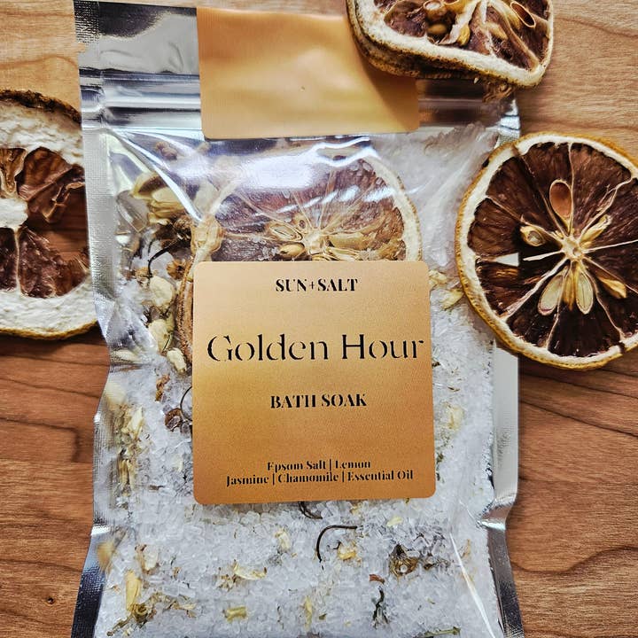 Lux&Lou - Wholesale Bath soak/milk - Golden Hour Bath Soak | Fall Exclusive Bath Salt Single Use1
