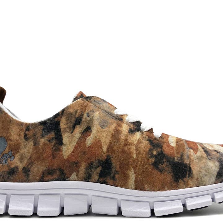 thies® PET Sneaker camo braun | vegan aus recycelten Flaschen für den Großhandel von thies