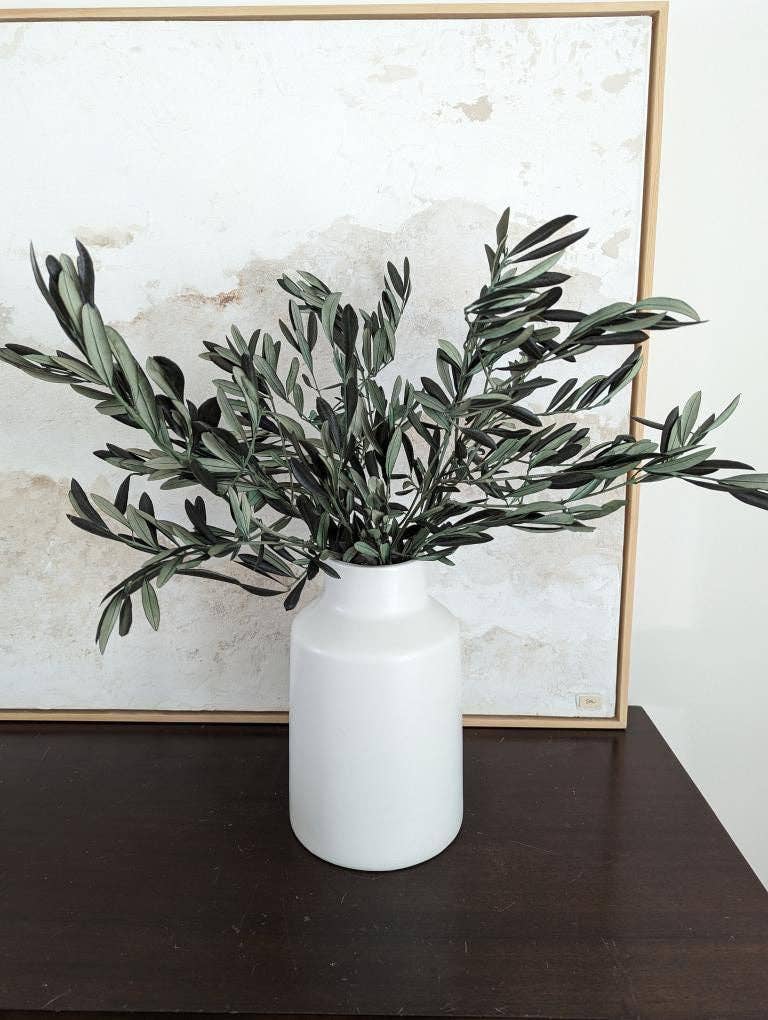 Eucalypt Co. - Vente Fleur séchée/pressée - Branches d’olivier italiennes préservées1