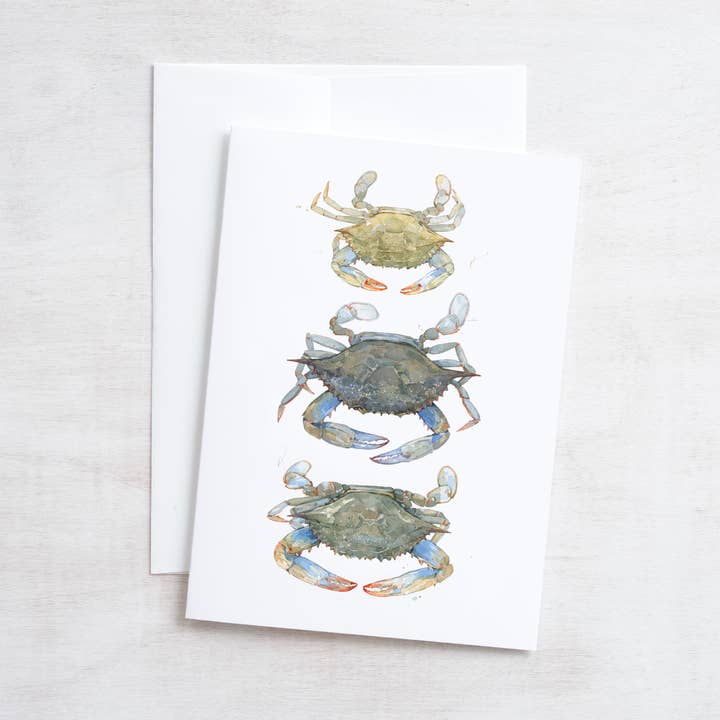 Blå Krabbe Tier Card for engroshandel hos Studio Tuesday