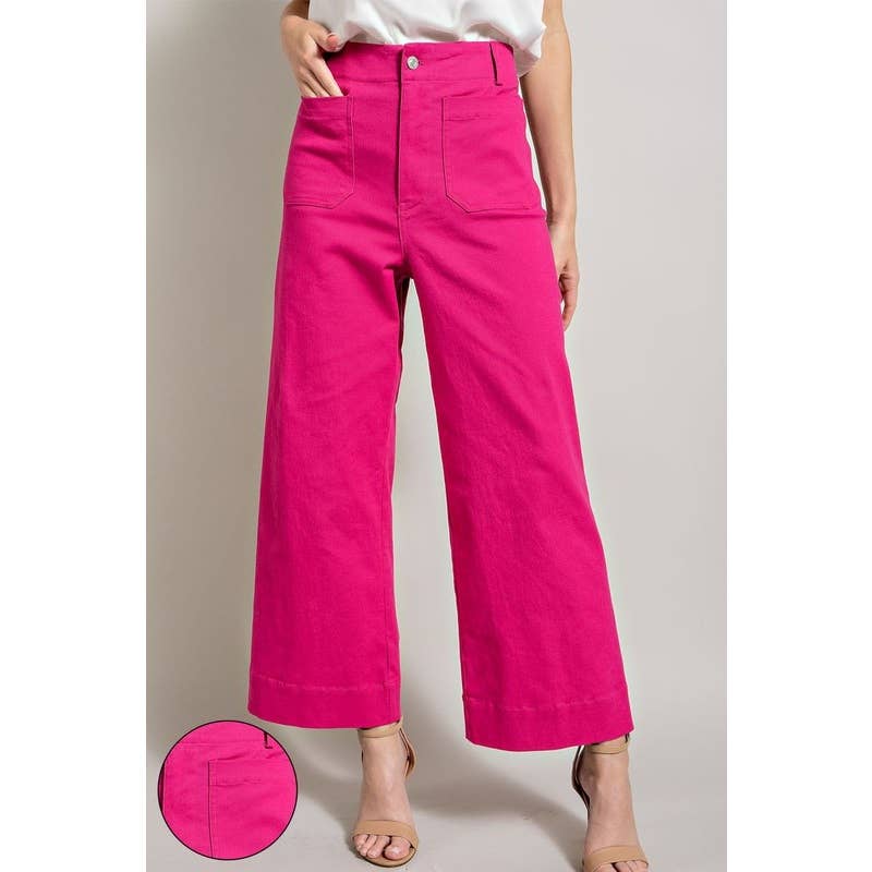 STYLE USA - Vendita all'ingrosso Pantalone - Donna - Pantaloni larghi lavati in morbido tessuto8