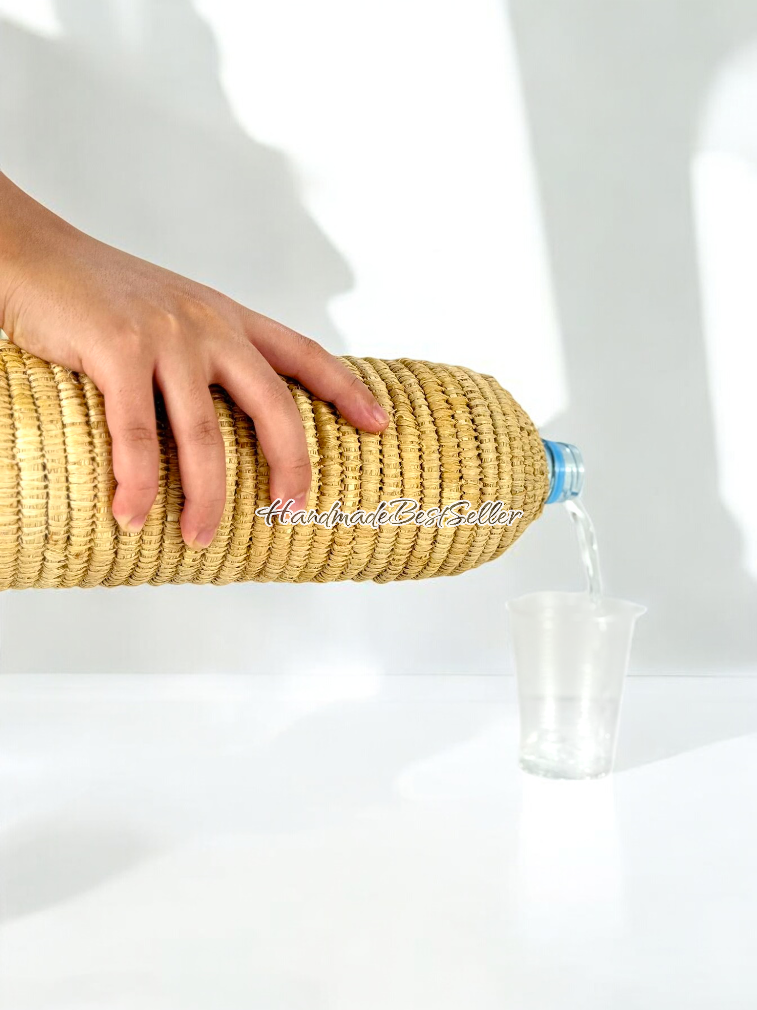 HandmadeBestSeller - Wholesale Bottle Rack/Holder - Handmade Straw Bottle Covers | Eco-Friendly Drink Holders2