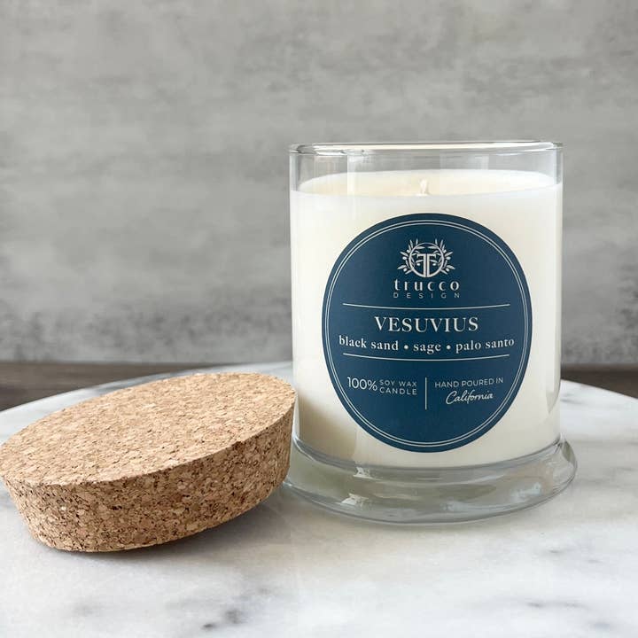 Vesuvius Soy Candle for wholesale by Trucco Design