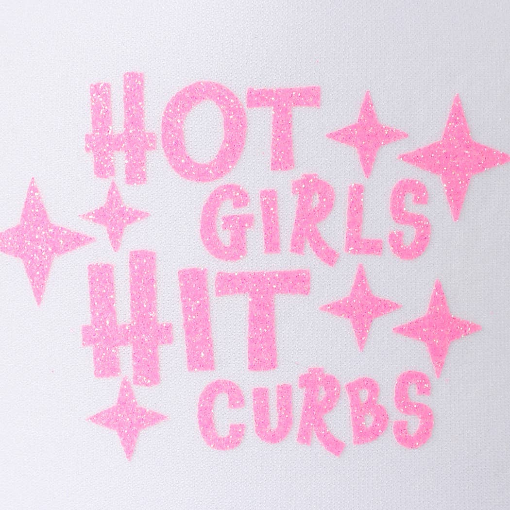 Fashion City - Wholesale Truckerpet - Dames - Heet Meiden Raken Stoepranden Glitter Logo Schuim Trucker Pet35