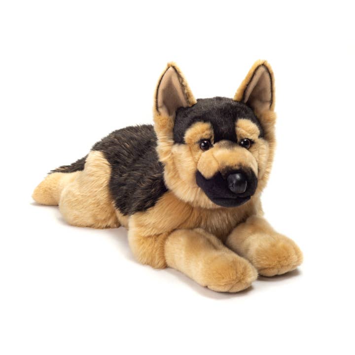 Teddy Hermann - Wholesale Stuffed/Plush Toy - Kids & Baby - German Shepherd lying down 60 cm - plush toy - soft toy1