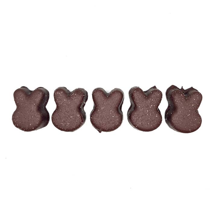 Vanilla Salted Caramel Bunny Truffles - 5pc for wholesale by Missionary Chocolates