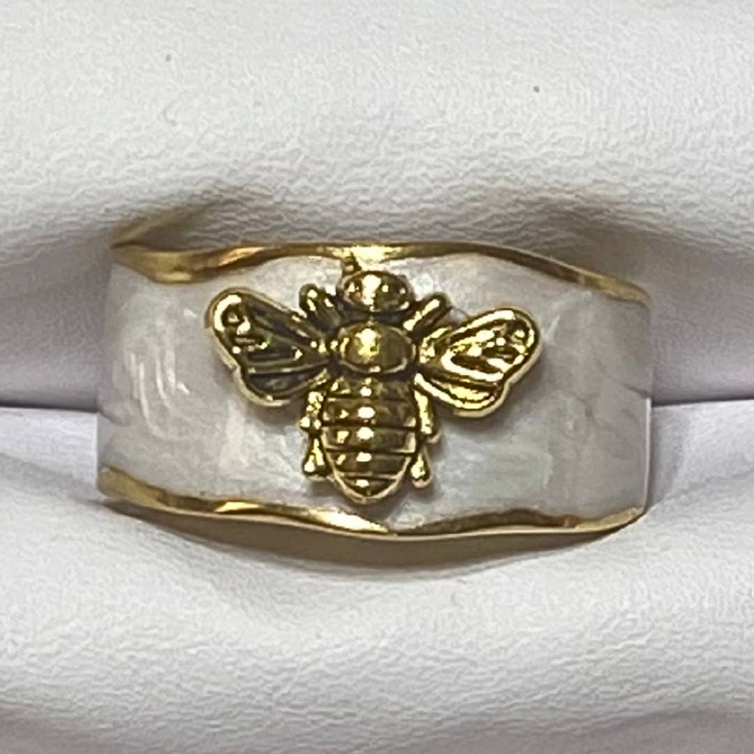 Anthologie, Co. - Vente Bague de cocktail/de cérémonie - Manchette en forme d'abeille en or