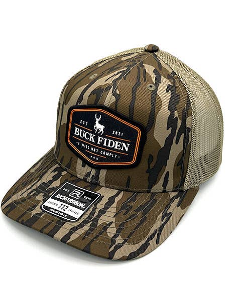 Buck Fiden Woven Patch Hat for wholesale by Shield Republic