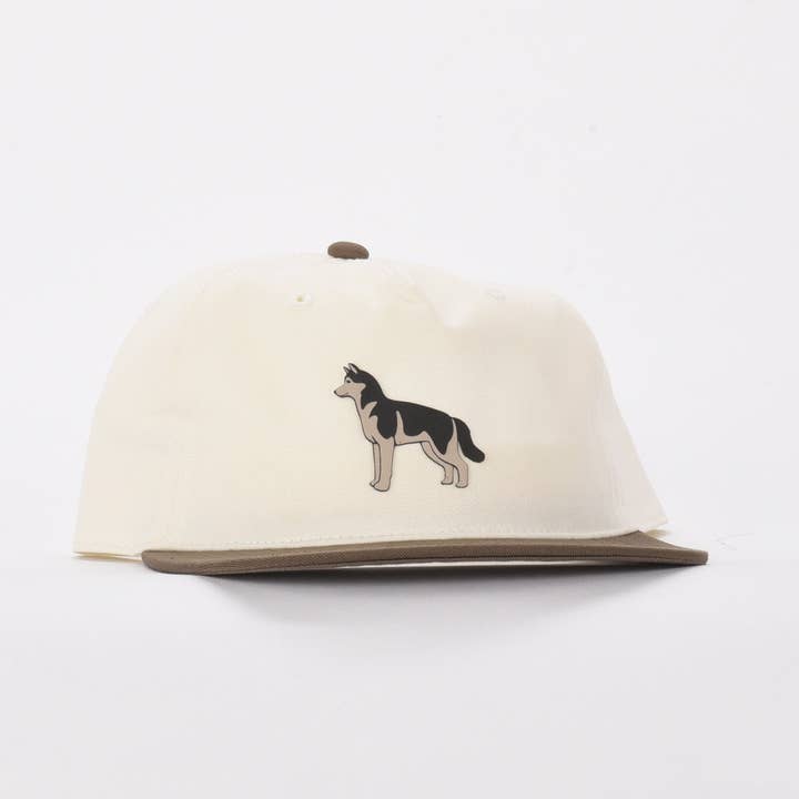 Classic State - Wholesale Flat Brim Cap - Unisex - Husky Leather Patch Hat7