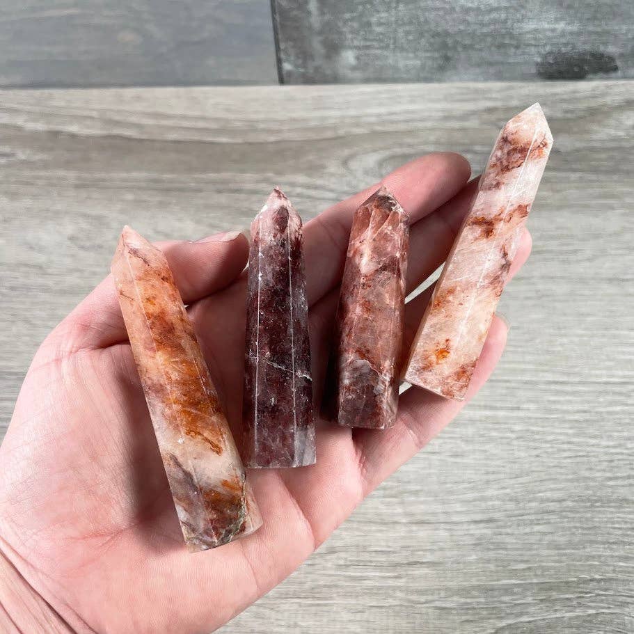 Keystone Crystals - Vendita all'ingrosso Pietra/cristallo spirituale - Obelisco di Pietra Preziosa 1-2 oz | Piccola Torre di Cristallo, Griglie e Decorazioni49