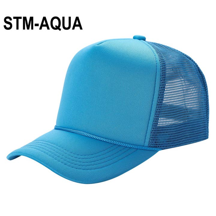 Burzip collection - Wholesale Trucker Hat - Unisex - STM2-DZ-SPONGE FOAM TRUCKER HAT 2Tone 12PCS/DZ34