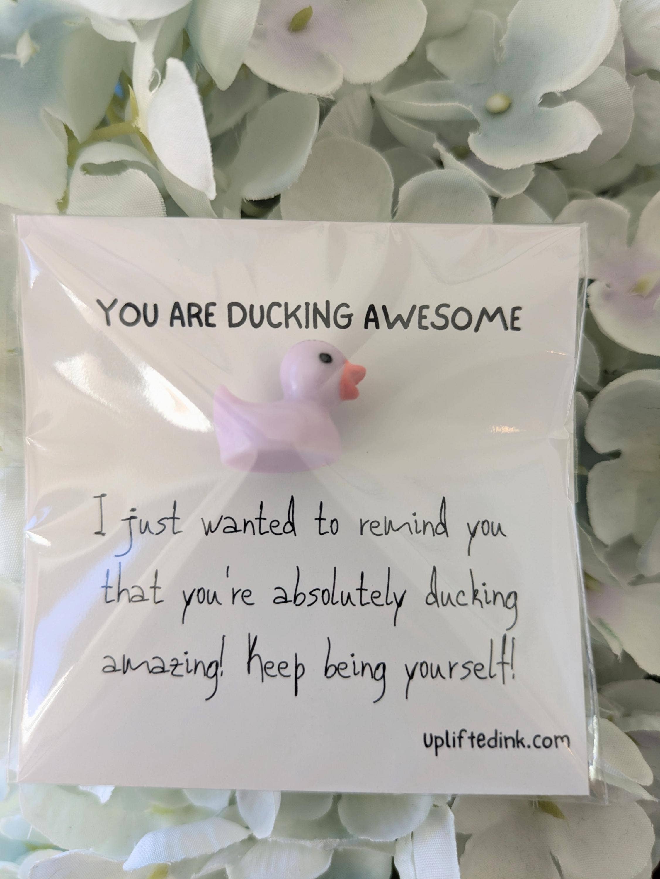 Uplifted Ink – Engroshandel Opmuntringskort – Håndlavet Sjov And Hilsen Kort med Erindringsgenstand1