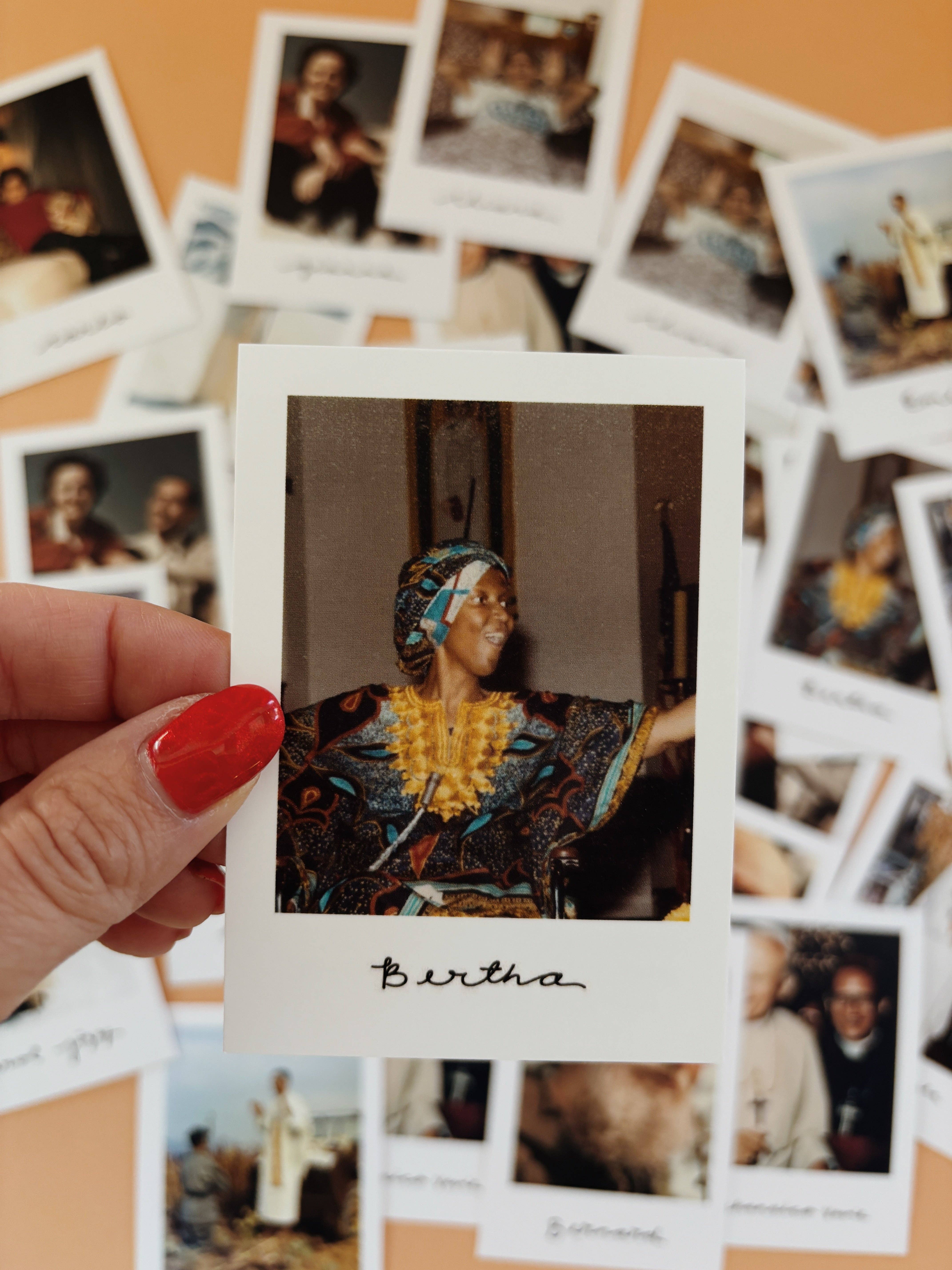 January Jane Shop - Wholesale Religious Card - Saint Polaroid Minis Color Pack11