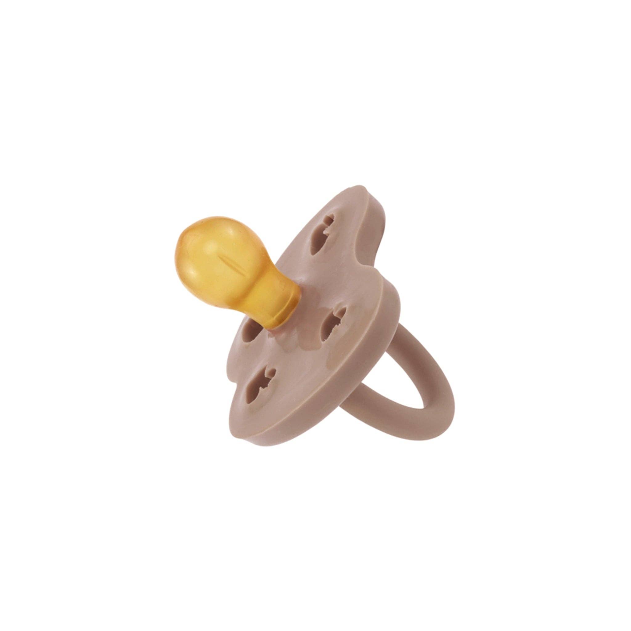 HEVEA - Wholesale Pacifier - Baby - Natural Rubber Pacifier ROUND 3-36 Months Single-Pack10