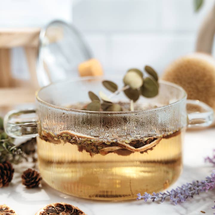 Lily Belle Boutique - Wholesale Potpourri - Wood & Glass Simmer Pot   | Stovetop Potpourri0