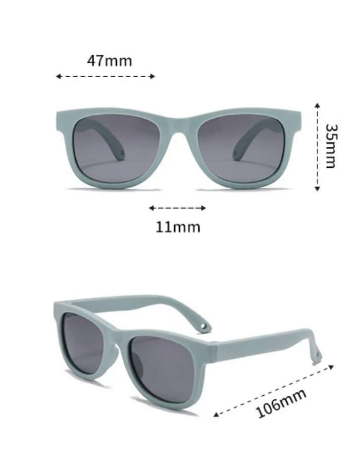 Green JADE MINT Baby Polarised Sunglasses - UV400 (6 Months - 2 Years) for wholesale on Faire4