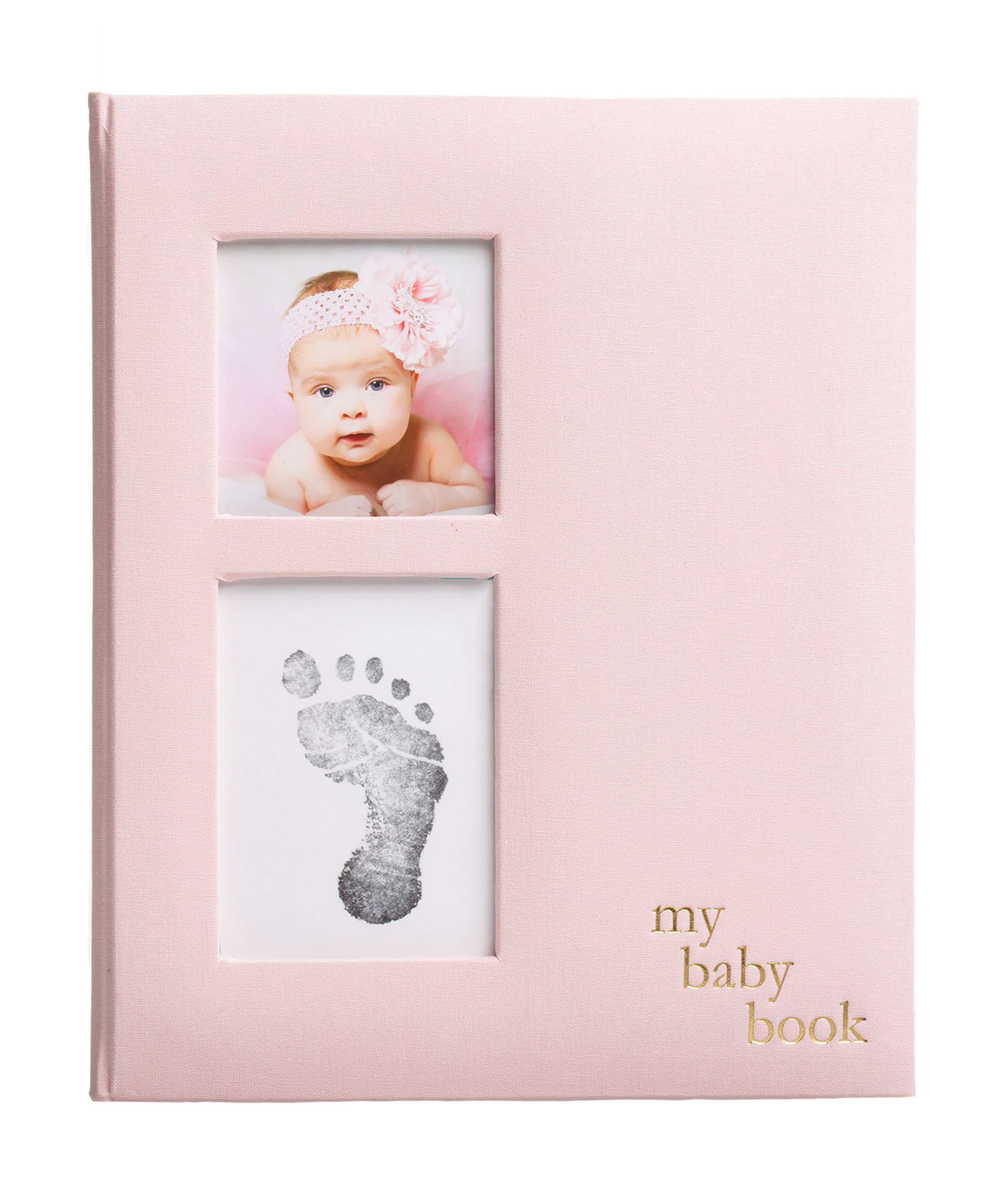 Pearhead Nursery Collection Babybook Pink