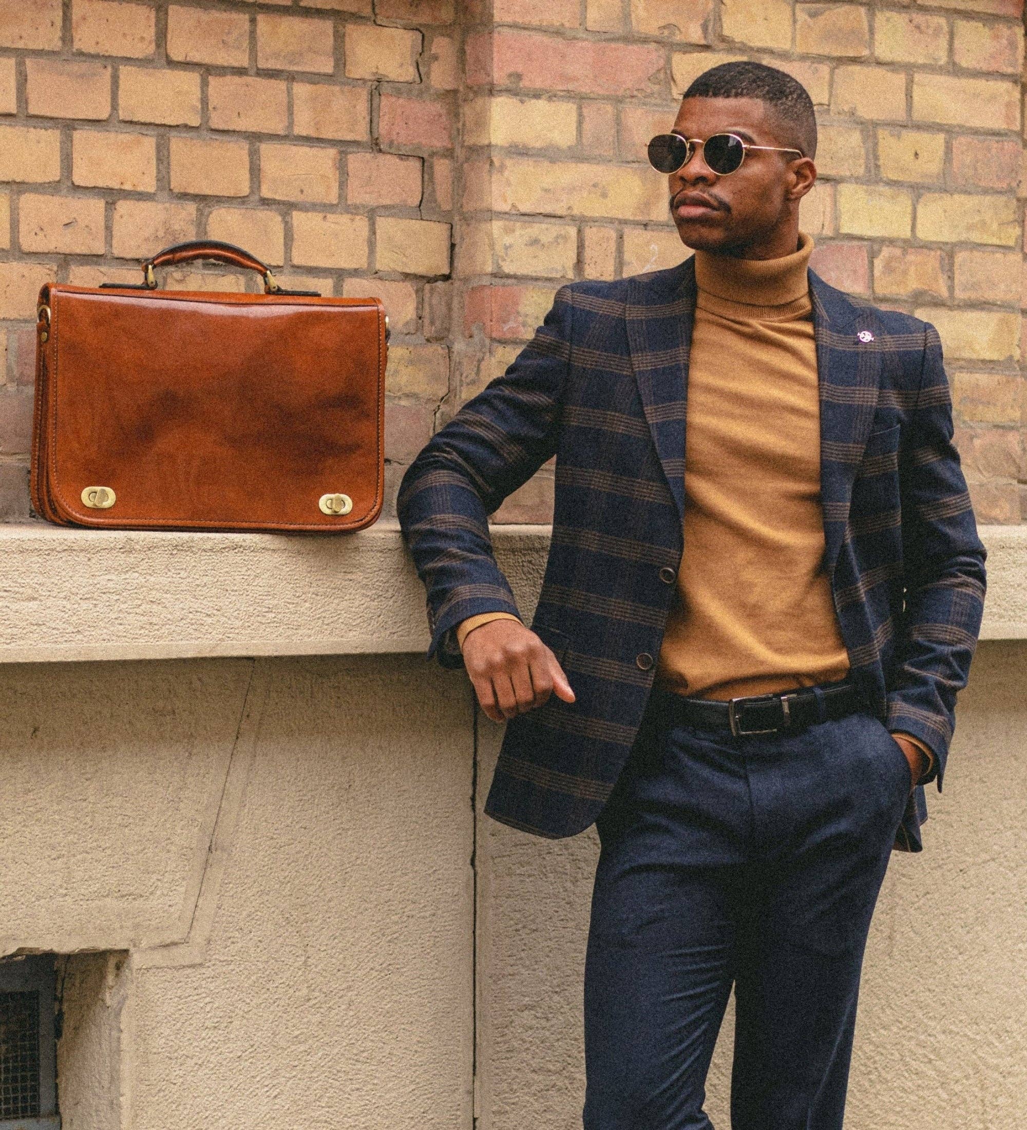 Time Resistance - Venta al por mayor Bolsa de portátil - Hombre - Maletín de Cuero para Portátil - Ilusiones27