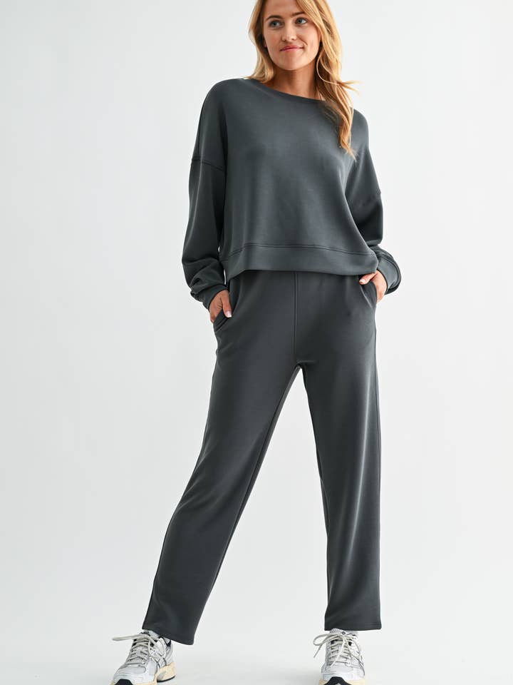 Mono B – Großhandel Sweatshirt – Damen – Laguna Pullover mit überschnittenen Schultern7