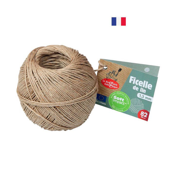 Ecological Linen String 1.3 mm - La Droguerie for wholesale by Ecodis - Grand Beau