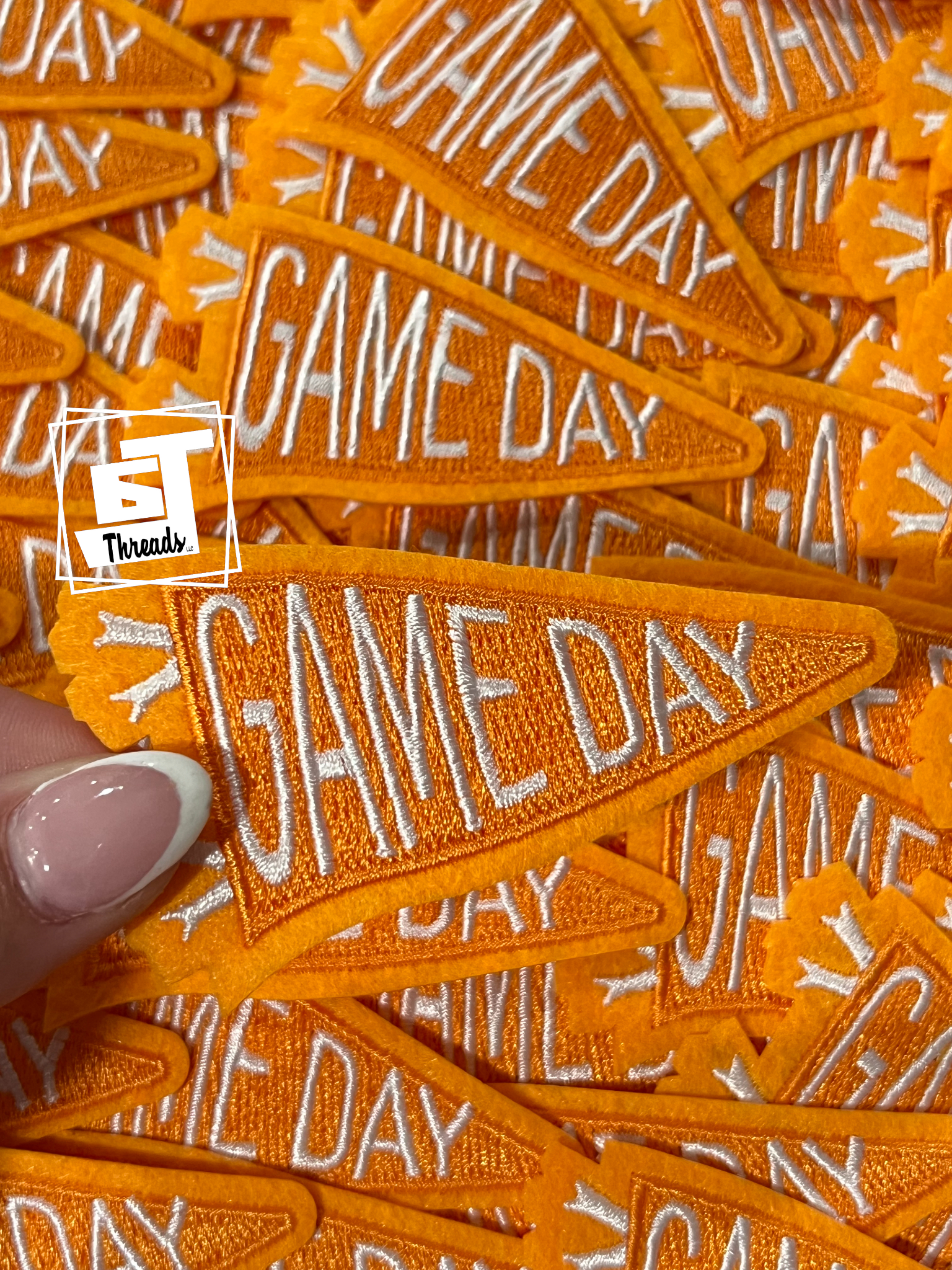 6j Threads LLC - Wholesale Patch - Game Day Pennants....Cap Patches16