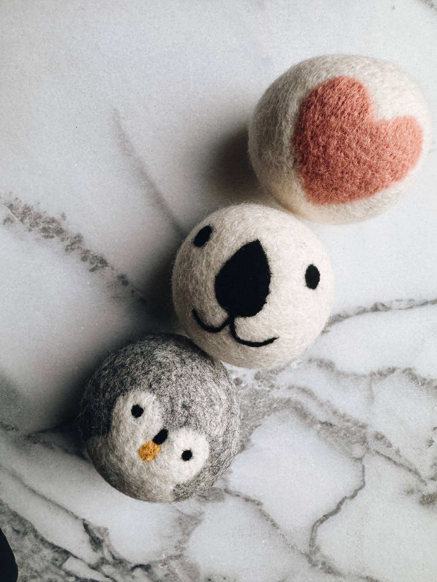 Essence of Life Organics - Wholesale Dryer balls - 100% Organic wool dryer balls, (Set of 3 balls), hand dyed5