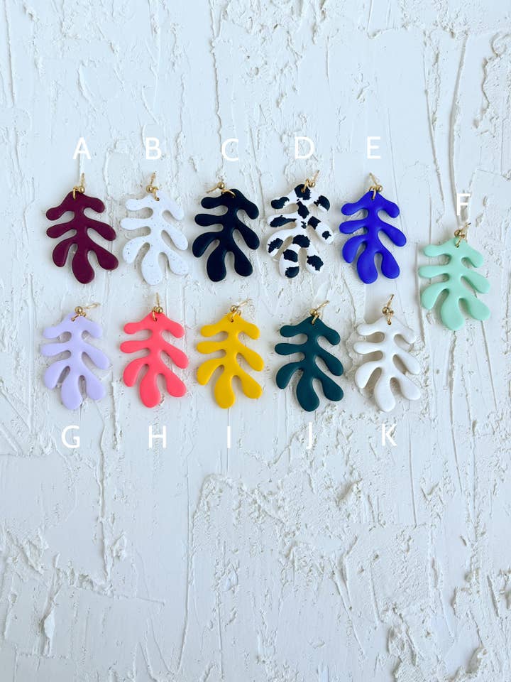 Brincos Holly por atacado de Rose Walker Clay