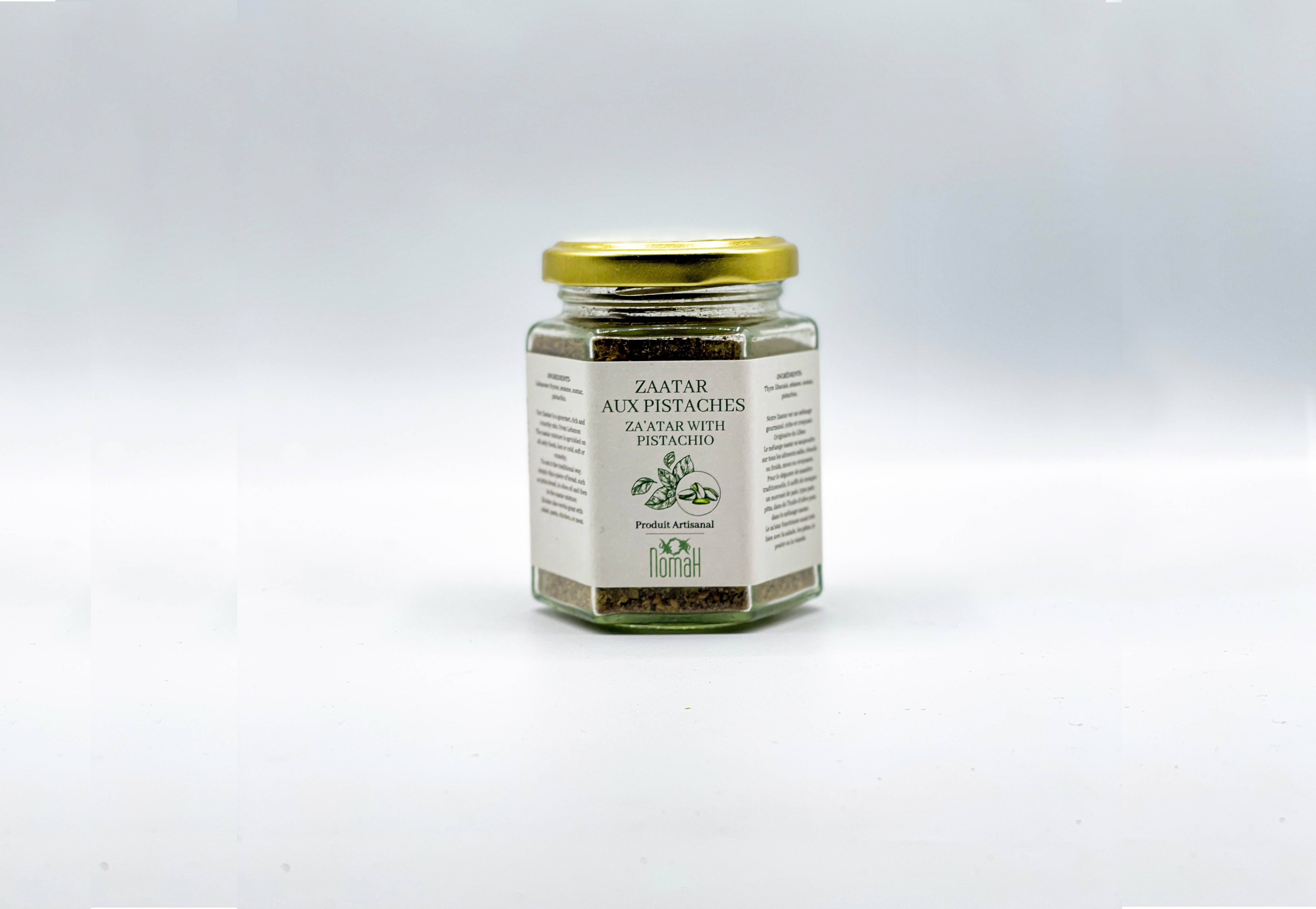 Nomah - Wholesale Dried Spice Mix - Zaatar Premium With Pistachio-250ML4