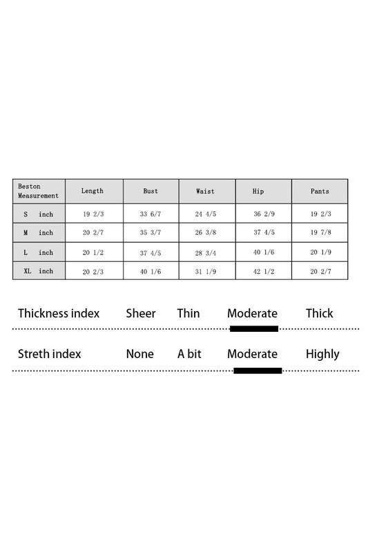 Fashion Combination - Wholesale Hemd- en rokset - Dames - set van T-shirt en korte broek met korte mouwen0